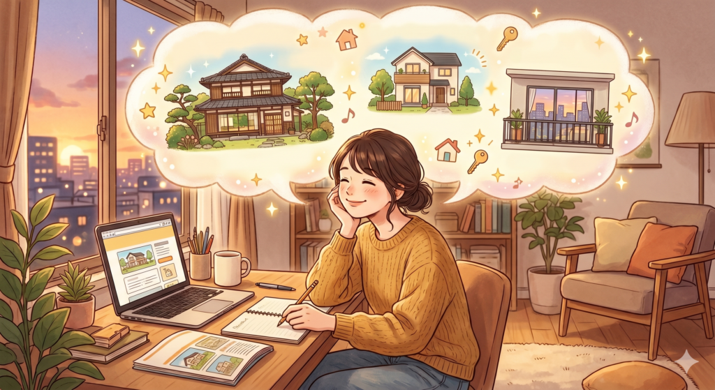 掘り出し物の物件ないかな。