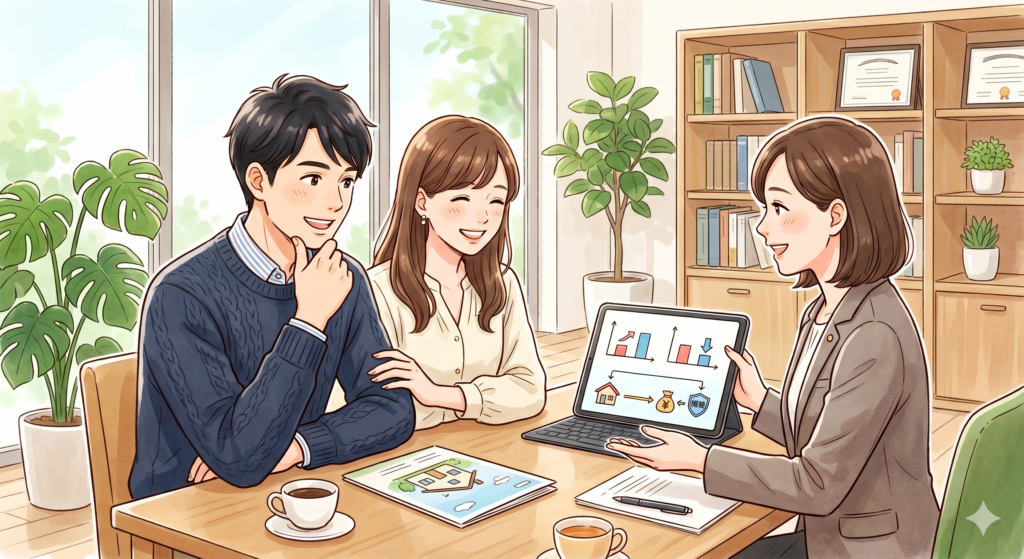 住宅ローン選びの選択基準を聞いてなるほどと納得する夫婦
