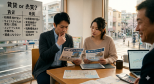 賃貸か売買か