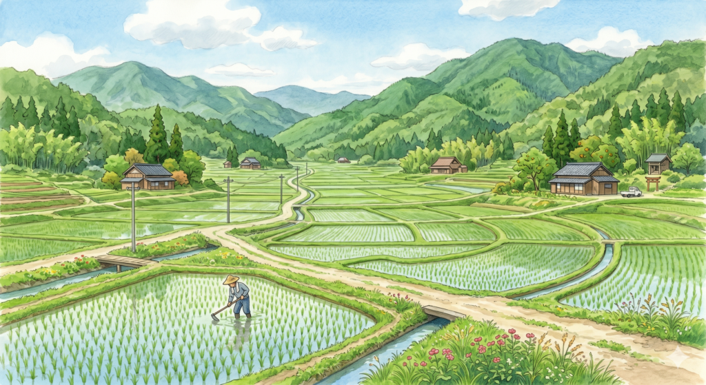 市街化調整区域の風景