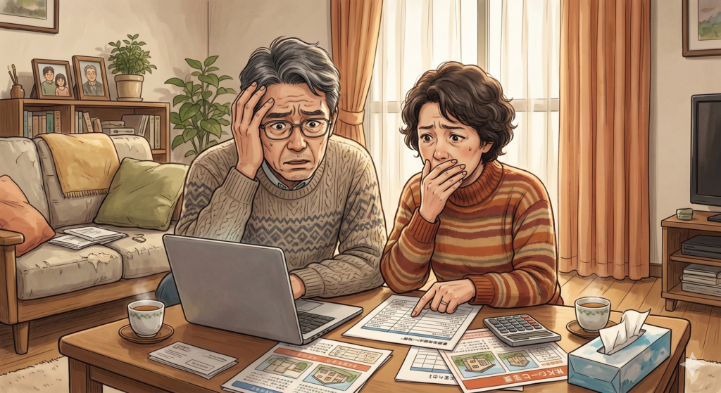 囲い込みによって、自分たちが知らない間に、とんでもない経済的損失を被っていたことに後から気づき、大変なショックを受けている売主さんご夫婦