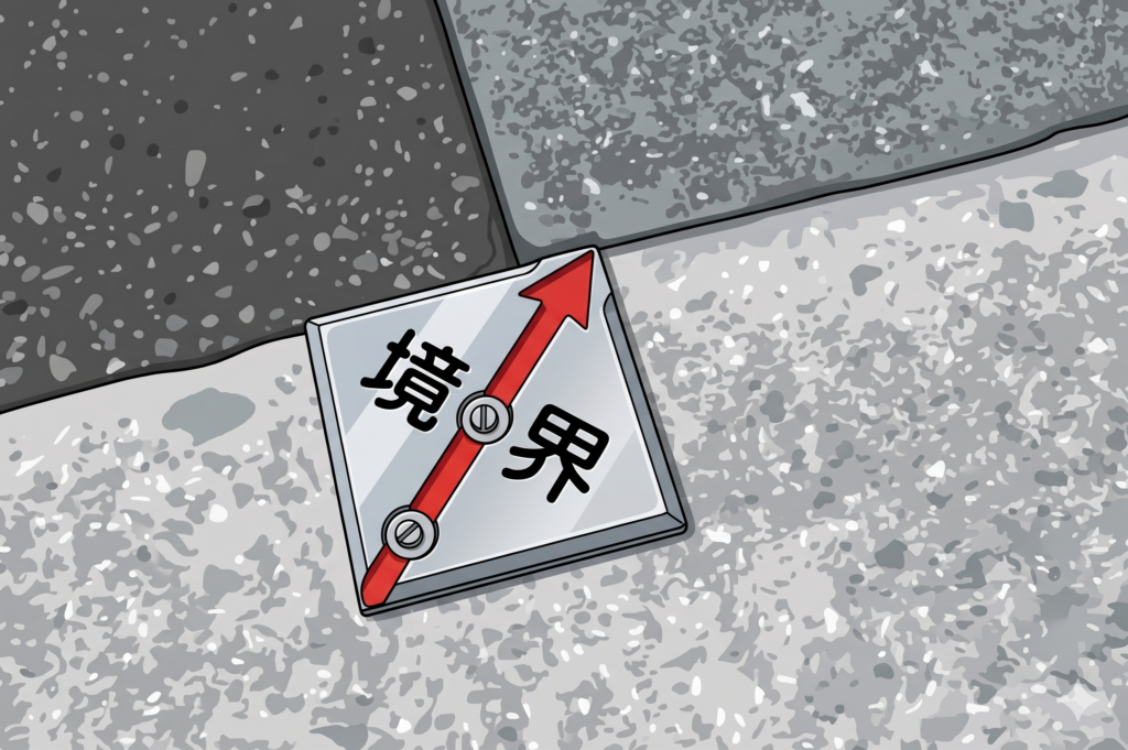 境界票のイラスト