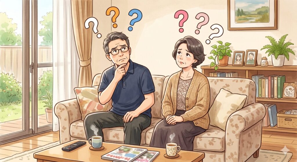 損益通算・繰越控除の特例について様々な疑問を抱いている売主さんご夫婦