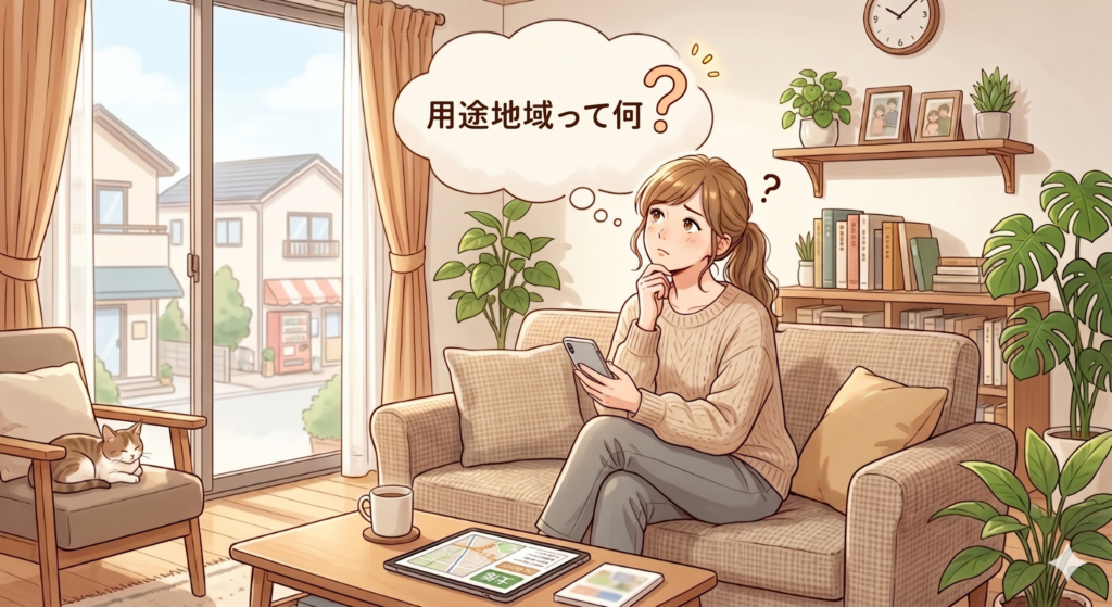 「用途地域って何？」と疑問を抱く30代の女性