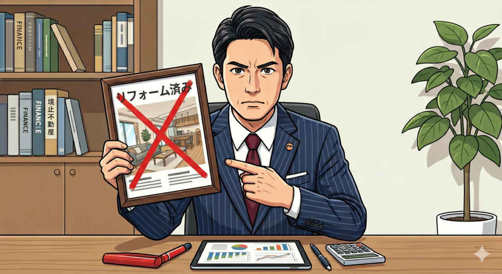 リフォーム済み物件はおすすめできないと主張する不動産専門の FP