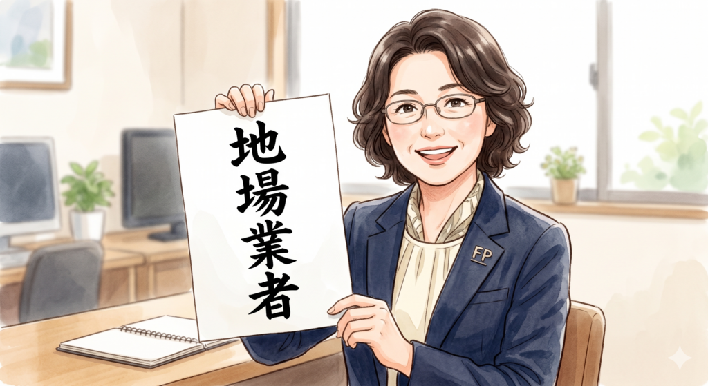 「不動産の売却を任せるなら地場業者がおすすめです」と訴える女性FP