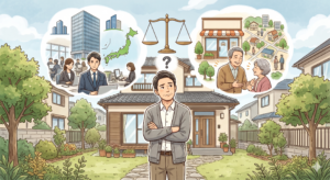 不動産の売却は大手の不動産屋と地場の小さな不動産屋のどちらに任せる方がいいのだろうかと思案する売主さん