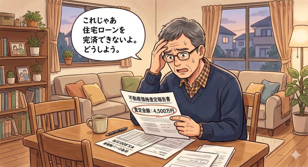 不動産売却に際してオーバーローン状態であることに気づき、焦っている売主さん